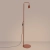 Lampa podłogowa aluminiowa ochra czerwona 118cm z serii KARBON SL.2023 - Sollux Lighting