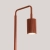 Lampa podłogowa aluminiowa ochra czerwona 118cm z serii KARBON SL.2023 - Sollux Lighting