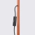 Lampa podłogowa aluminiowa ochra czerwona 118cm z serii KARBON SL.2023 - Sollux Lighting