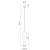 Lampa wisząca KUBBE średnia R SL.2028 - Sollux