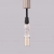 Lampa wisząca ARCHE 1 taupe SL.2036 - Sollux