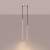 Lampa wisząca ARCHE 2P taupe SL.2037 - Sollux