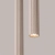 Lampa wisząca ARCHE 2P taupe SL.2037 - Sollux