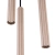 Lampa wisząca ARCHE 3P taupe SL.2038 - Sollux