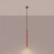 Lampa wisząca ARCHE 1 ochra czerwona SL.2039 - Sollux