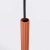Lampa wisząca ARCHE 1 ochra czerwona SL.2039 - Sollux
