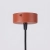 Lampa wisząca ARCHE 1 ochra czerwona SL.2039 - Sollux