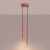 Lampa wisząca ARCHE 2P ochra czerwona SL.2040 - Sollux
