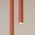 Lampa wisząca ARCHE 2P ochra czerwona SL.2040 - Sollux