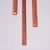 Lampa wisząca ARCHE 3P ochra czerwona SL.2041 - Sollux