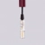Lampa wisząca ARCHE 1 burgund SL.2042 - Sollux