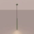 Lampa wisząca ARCHE 1 zielona oliwka SL.2048 - Sollux