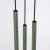 Lampa wisząca ARCHE 3P zielona oliwka SL.2050 - Sollux
