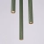 Lampa wisząca ARCHE 3P zielona oliwka SL.2050 - Sollux