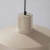 Lampa wisząca stalowa taupe 35cm 1-punktowa BILO SL.2051 - Sollux Lighting