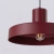 Lampa wisząca stalowa burgundowa 35cm 1-punktowa z serii BILO SL.2052 - Sollux Lighting