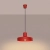 Lampa wisząca stalowa czerwona kula 35cm BILO SL.2057 - Sollux Lighting