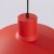 Lampa wisząca stalowa czerwona kula 35cm BILO SL.2057 - Sollux Lighting