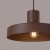 Lampa wisząca stalowa brązowa 35cm BILO SL.2058 - Sollux Lighting