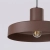 Lampa wisząca stalowa brązowa 35cm BILO SL.2058 - Sollux Lighting