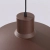 Lampa wisząca stalowa brązowa 35cm BILO SL.2058 - Sollux Lighting