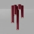 Plafon LAGOS 10 burgund SL.2069 - Sollux