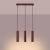 Lampa wisząca LAGOS 3L burgund SL.2082 - Sollux