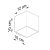 Kinkiet QUAD 1 taupe SL.2108 - Sollux