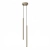 Lampa wisząca stalowa taupe 2-punktowa PASTELO 2 z serii PASTELO SL.2118 - Sollux Lighting