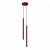 Lampa wisząca stalowa burgundowa 2-punktowa PASTELO 2 z serii PASTELO SL.2122 - Sollux Lighting