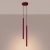 Lampa wisząca stalowa burgundowa 2-punktowa PASTELO 2 z serii PASTELO SL.2122 - Sollux Lighting