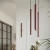 Lampa wisząca stalowa burgundowa 3-punktowa z serii PASTELO SL.2123 - Sollux Lighting