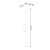 Kinkiet stalowy burgundowy 2-punktowy 50cm z serii PASTELO SL.2124 - Sollux Lighting