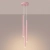 Lampa wisząca stalowa różowa 3-punktowa z serii PASTELO SL.2131 - Sollux Lighting