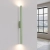 Kinkiet stalowy szałwiowy 2-punktowy pionowy z serii PASTELO SL.2136 - Sollux Lighting