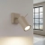 Kinkiet stalowy taupe prostokątny 16cm RING SL.2153 - Sollux Lighting