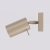 Kinkiet stalowy taupe prostokątny 16cm RING SL.2153 - Sollux Lighting