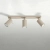 Plafon stalowy taupe 3-punktowy 45cm z serii RING SL.2155 - Sollux Lighting