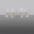 Plafon stalowy taupe 4-punktowy 80cm RING z serii RING SL.2157 - Sollux Lighting