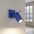 Kinkiet aluminiowy kulisty ultramaryna 16cm z serii RING SL.2165 - Sollux Lighting