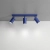 Plafon stalowy 3-punktowy ultramaryna 45cm z serii RING SL.2167 - Sollux Lighting