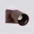 Kinkiet stalowy okrągły brązowo-czarny 15cm RING SL.2195 - Sollux Lighting