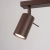 Plafon stalowy brązowy 6-punktowy 118cm RING 6L SL.2200 - Sollux Lighting