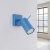 Kinkiet stalowy błękitny kwadratowy 15cm RING SL.2201 - Sollux Lighting