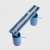 Plafon stalowy błękitny 30cm 2-punktowy RING 2 z serii RING SL.2202 - Sollux Lighting