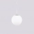 Lampa wisząca UGO 20 biała SL.2207 - Sollux