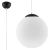 Lampa wisząca UGO 30 czarna SL.2211 - Sollux