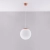 Lampa wisząca UGO 30 ochra czerwona SL.2220 - Sollux