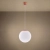 Lampa wisząca UGO 30 ochra czerwona SL.2220 - Sollux