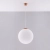 Lampa wisząca UGO 40 ochra czerwona SL.2221 - Sollux